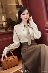 Áo Seren sơ mi phối cravat