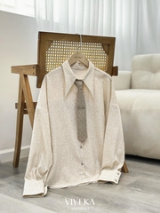 Áo Seren sơ mi phối cravat