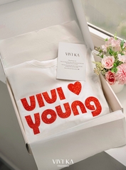 Áo thun ViViyoung nhũ cut-out lưng