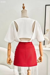Áo thun ViViyoung nhũ cut-out lưng