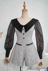 Jumpsuits Sophia tay dài phối nơ