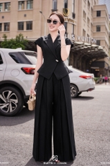 Quần dài Nerina xếp ly ống rộng