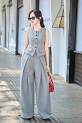 Set áo ghile + quần ống suông