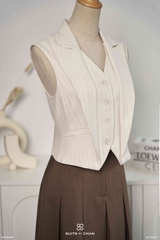 Áo Gloria ghile cổ vest