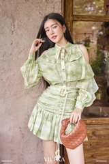 Set Stela áo hở vai kèm chân váy