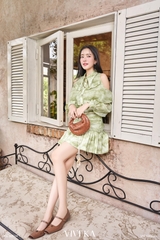 Set Stela áo hở vai kèm chân váy