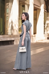 Quần dài Nerina xếp ly ống rộng