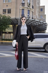 Quần dài Sarah belt cài túi nắp