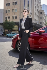 Áo vest Roxy cổ V phối túi nắp