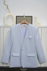 Áo vest Vira túi nắp cổ V phối nút