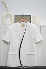 Áo vest Sonna cổ V phối viền