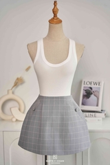 Chân váy Aisha mini wool dáng A