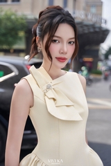 Đầm Persephone thắt nơ nút đá