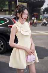 Đầm Persephone thắt nơ nút đá