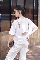 Quần dài ống loe túi trước