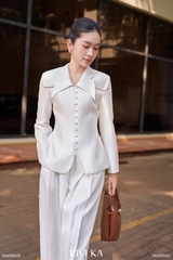 Áo Elodie cổ vest tay dài