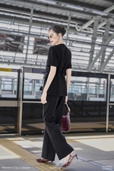 Quần dài Sarah belt cài túi nắp