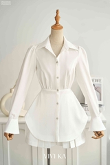 Quần váy xếp ly bản nhỏ