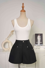 Quần short túi sau đắp hộp