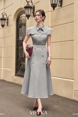 Áo Mela cổ sơ mi cách điệu