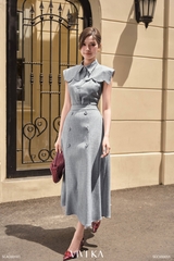 Chân váy Mela dáng suông phối nút