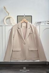 Áo vest Alice phối nút túi hộp