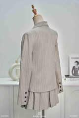 Áo vest Natasha nút chồng đôi vạt chéo
