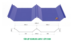 TẤM LỢP SEAMLOCK 3 SÓNG