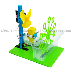 Mô hình máy thổi bong bóng - Giáo dục STEM