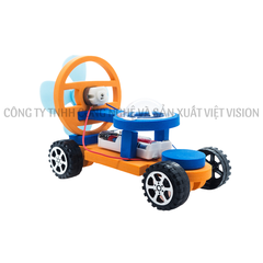 Mô hình xe chạy bằng động cơ quạt gió giáo dục STEM