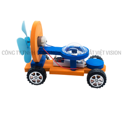 Mô hình xe chạy bằng động cơ quạt gió giáo dục STEM