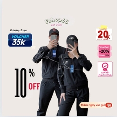 Bộ Quần Áo thể thao Adidas M8, bộ đôi nam nữ chất gió cấp Gió 2 lớp Có Lót Lưới Chất Mềm, Túi Có Khóa set Thu Đông vnxk