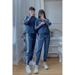 Bộ gió thể thao nam Adidas chất gió cao cấp co giãn, 3 Sọc Bản To bgmm2 Áo 2 Lớp Lót Lưới Co Giãn, set thu đông vnxk
