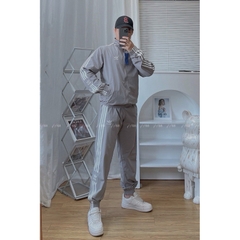 Bộ gió thể thao nam Adidas chất gió cao cấp co giãn, 3 Sọc Bản To bgmm2 Áo 2 Lớp Lót Lưới Co Giãn, set thu đông vnxk