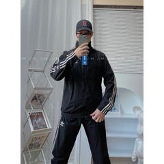 Bộ gió thể thao nam Adidas chất gió cao cấp co giãn, 3 Sọc Bản To bgmm2 Áo 2 Lớp Lót Lưới Co Giãn, set thu đông vnxk
