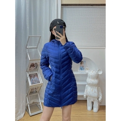 Áo Khoác Nữ Dáng Dài Chất Liệu Lông Vũ Siêu Nhẹ Siêu Ấm Tay Dài Bo Cổ Cao APH10 - FShop68