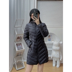 Áo Khoác Nữ Dáng Dài Chất Liệu Lông Vũ Siêu Nhẹ Siêu Ấm Tay Dài Bo Cổ Cao APH10 - FShop68