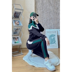Bộ Thể Thao Nữ MLB Chất Umi Hàn cao cấp, giặt không xù bai gião, set thu đông vnxk form chuẩn dáng sang xịn mịn, btwm1