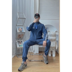 Bộ thể thao nam Adidas 3 Sọc Bản To Cao Cấp, Áo 2 Lớp Chất Gió Co Giãn bgmm3- túi áo quần có khoá, hàng cao cấp, tự chụp