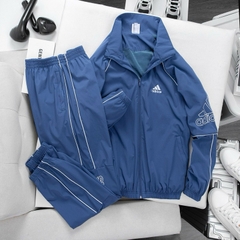 Bộ quần áo thể thao nam nữ Adidas đôi M10 Chất Gió cao cấp co giãn,túi quần áo có khóa, áo 2 lớp lót lưới, set thu đông