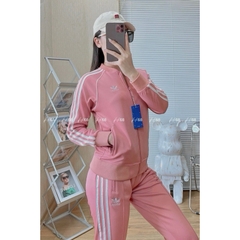 Bộ Thể Thao Nữ Adidas cổ bomber BTWM3 Chất Nỉ Umi Hàng Đẹp Loại 1, túi quần áo đều có khóa, set bo thu dong vnxk cao cap