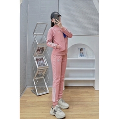 Bộ thể thao nữ Adidas chất Umi thể thao BTWM11 Umi chất cao cấp phối 3 sọc, form dáng khỏe, trẻ, giặt ko xù,ảnh tự chụp