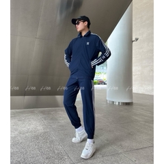 Bộ gió thể thao nam Adidas chất gió cao cấp co giãn, 3 Sọc Bản To bgmm2 Áo 2 Lớp Lót Lưới Co Giãn, set thu đông vnxk
