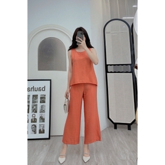 Bộ Đũi Hè Nữ MIALUCI DWM1 Hàng Cao Cấp Chất Đũi Mát Siêu Nhẹ Ít Nhăn, Chất Mềm Mại Dễ Chịu Đủ Màu