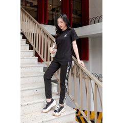 Bộ Quần Áo Thể Thao Mùa Hè Chất Áo Cotton 100% Co Giãn 4 Chiều, Quần Umi 2 Túi Có Khóa Dày Dặn set bộ mùa hè vnxk BDWM6