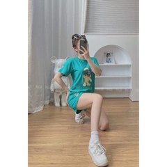 Bộ quần áo nữ short mùa hè BSWM2  chất 100% cotton co giãn 4 chiều hình in cao cấp, cam kết không bong, set hè vnxk