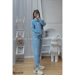 Bộ quần áo thể thao nam nữ Adidas đôi M10 Chất Gió cao cấp co giãn,túi quần áo có khóa, áo 2 lớp lót lưới, set thu đông