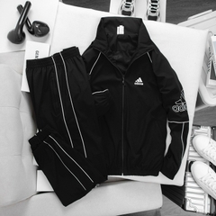 Bộ quần áo thể thao nam nữ Adidas đôi M10 Chất Gió cao cấp co giãn,túi quần áo có khóa, áo 2 lớp lót lưới, set thu đông