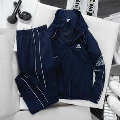 Bộ quần áo thể thao nam nữ Adidas đôi M10 Chất Gió cao cấp co giãn,túi quần áo có khóa, áo 2 lớp lót lưới, set thu đông