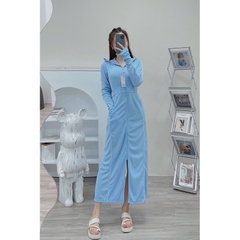 Áo chống nắng nữ toàn thân GU awm17 1 lớp dày chất Air Cool Max thoáng khí, có túi đựng kèm khẩu trang chống  UV , vnxk